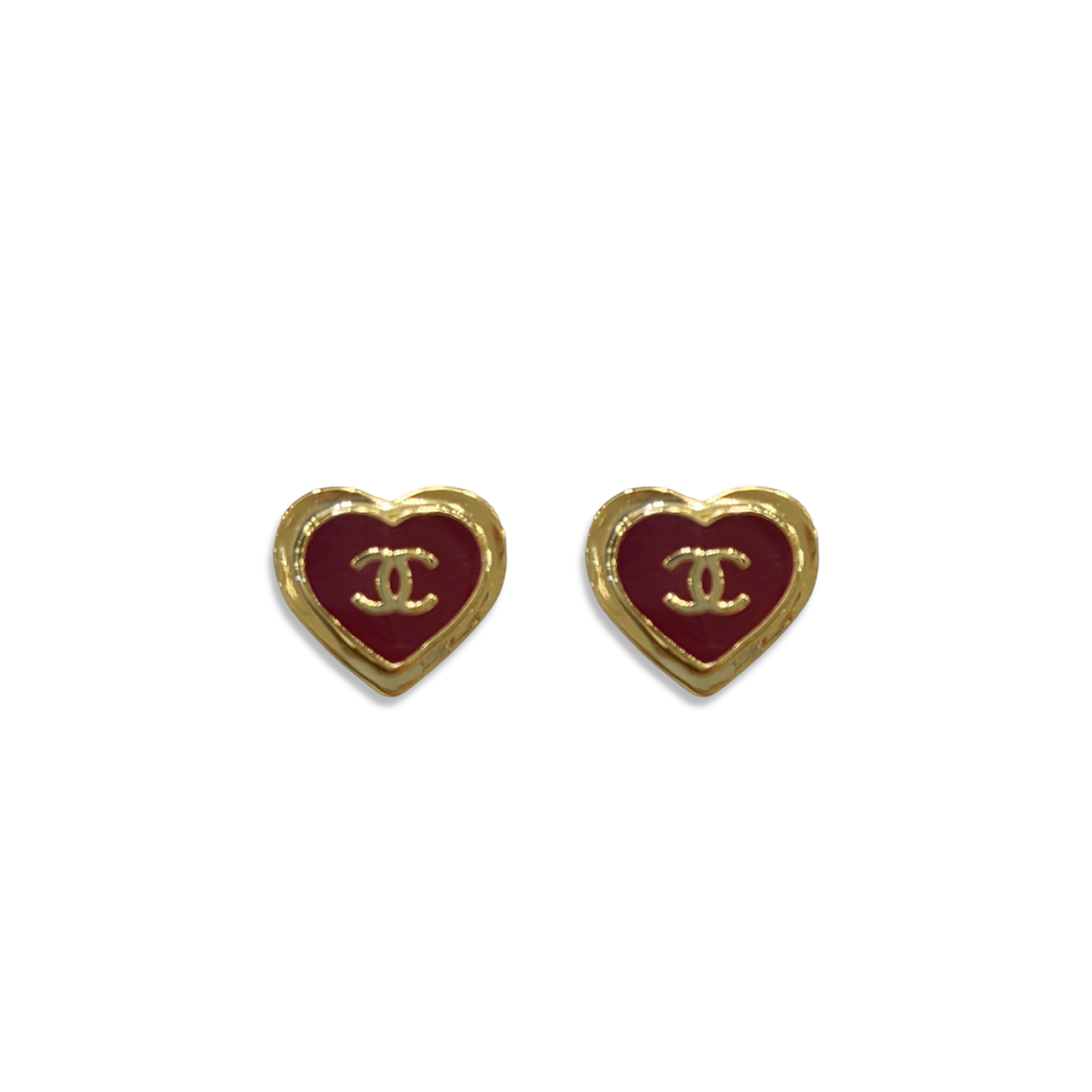 CHANEL HEART EARRINGS